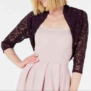 NWT Tahari ASL Lace Cardigan M